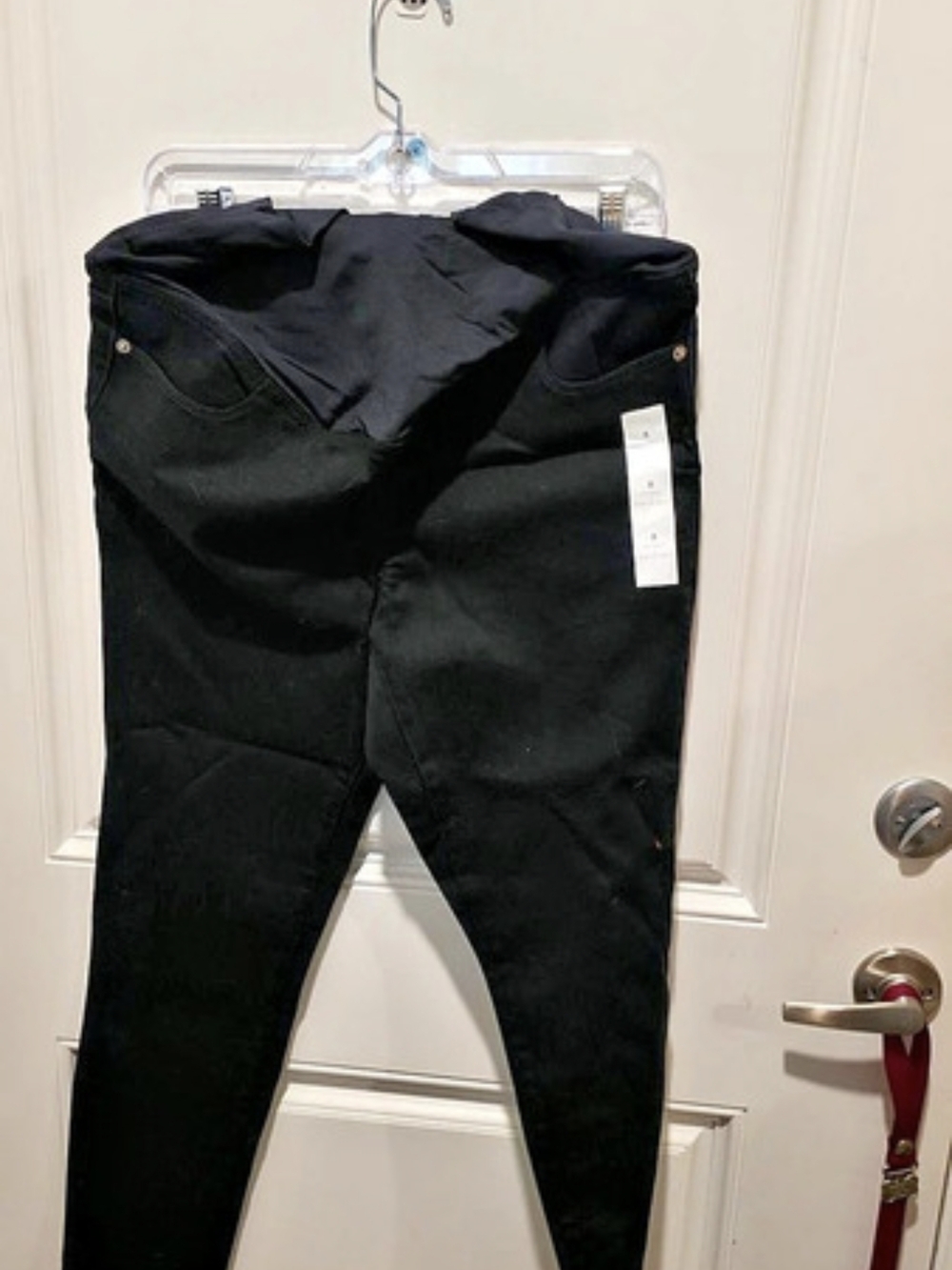 Isabel Maternity by Ingrid & Isabel Over Belly Skinny Maternity Jeans Size 8